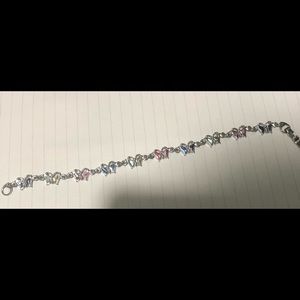 Multicolor Butterfly Bracelet